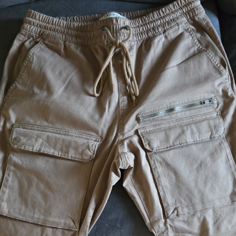 PacSun Tan Cargo Pants for Men
